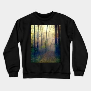 Wandering in a Foggy Woodland Crewneck Sweatshirt